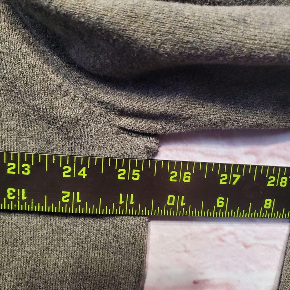 Hawker Rye Sweater Mens 2XL Olive Tan‎ Quarter Zip Cotton Cashmere Lightweight - Picture 6 of 11